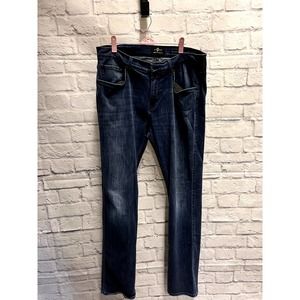 7 for All Mankind Dark Wash Jeans- The Straight